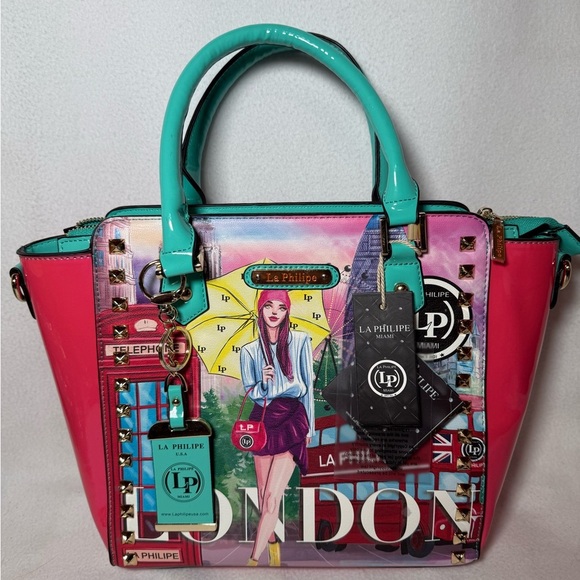 La Philipe Umbrella In London Tote. New with tags. - Picture 7 of 7